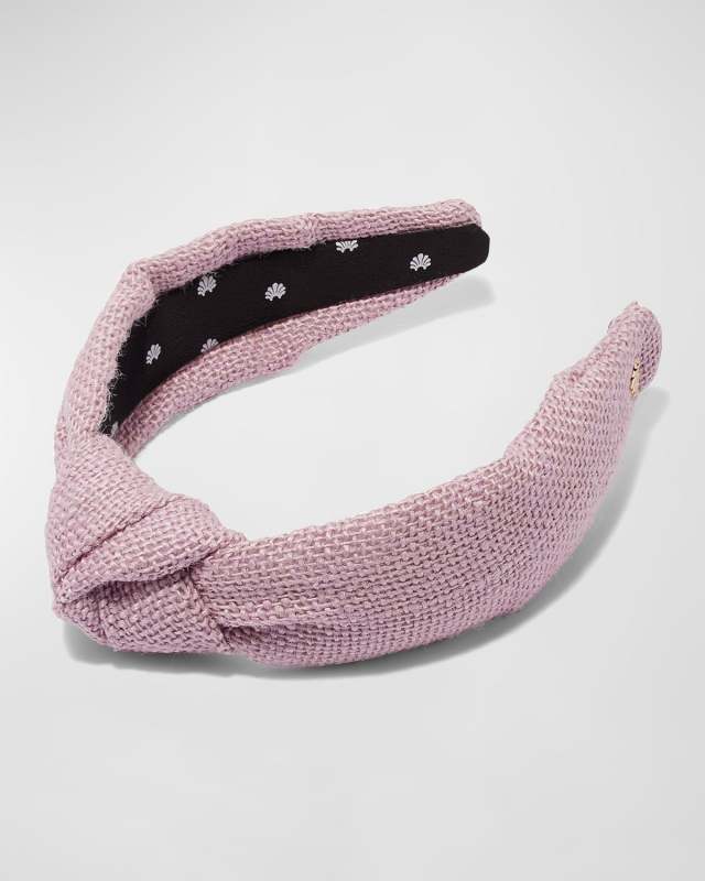 Knotted Burlap Headband